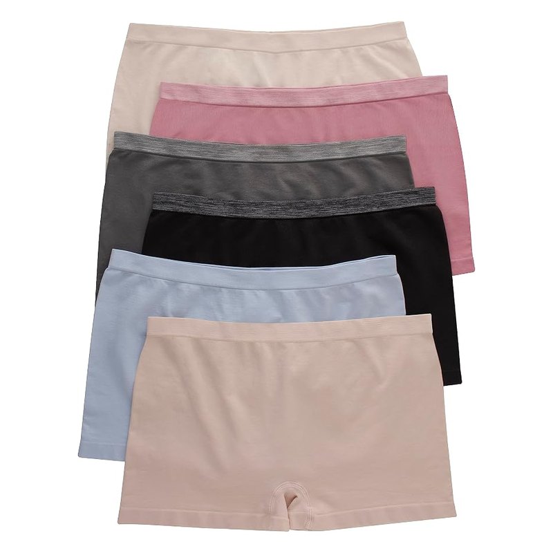 Seamless boyshort, 6-pack
