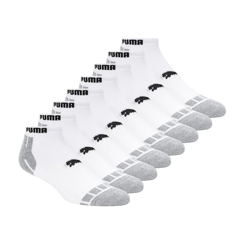 Quarter sport sock, white