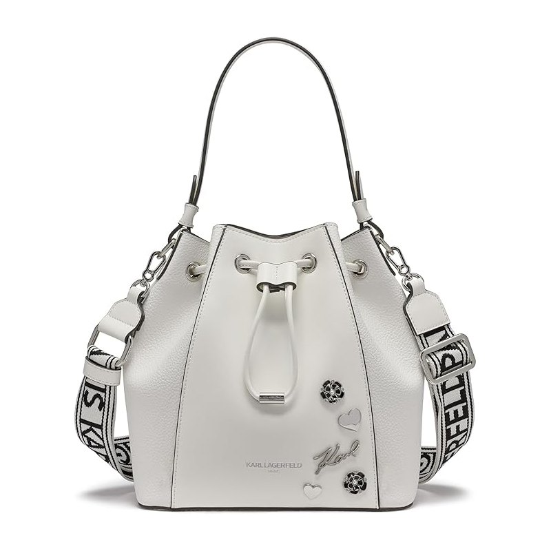 Drawstring bucket bag