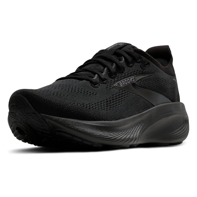 Cushioned road runner, black